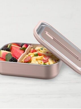 Bentgo  Microwaveable Stainless Steel Rose Gold Lunch Box